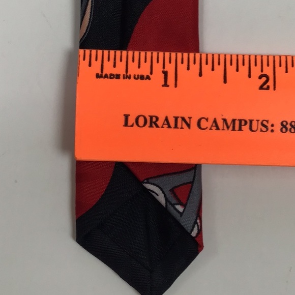 Looney Tunes Heart Cupid Angel Wings Arrow Love Red Hearts Cartoon Character Tie - Picture 13 of 13